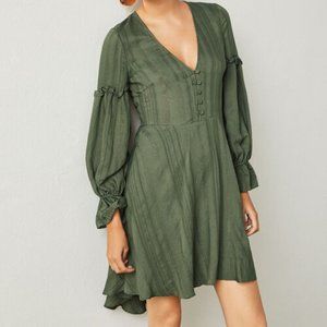High-Low Jacquard Dress